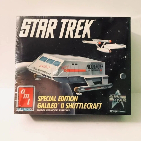 Vtg 1991 Star Trek  Special Edition Galileo II Shuttlecraft Model AMT ERTL 6006 - Picture 1 of 16